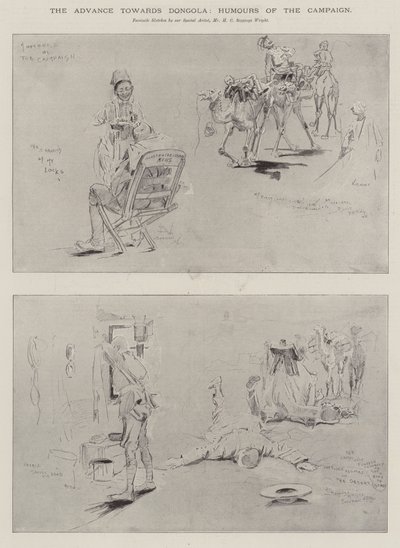The Advance to Dongola, Humours of the Campaign od Henry Charles Seppings Wright