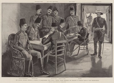 The Advance to Dongola, Council at Headquarters, Wady Halfa, Captain Watson reporting Discover of Dervish Tracks in the Neighborhood od Henry Charles Seppings Wright