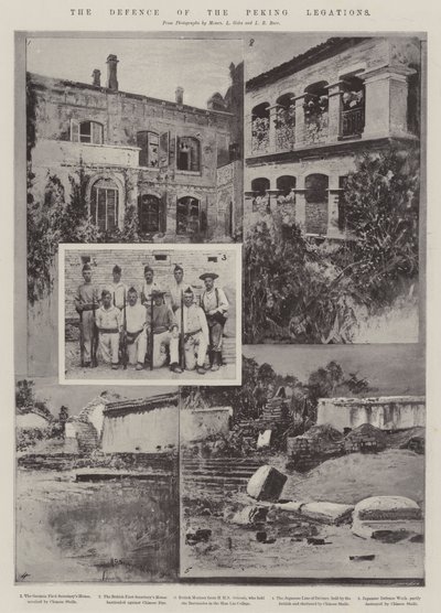 Obrana pekingských legií od Henry Charles Seppings Wright