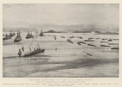 Naval Manoeuvres, X Fleet at St Mary