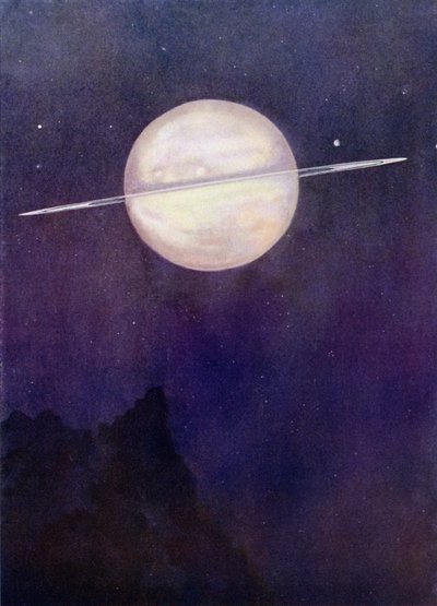 Planeta Saturn od Henry Charles Seppings Wright