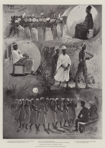 Nedávné povstání v Sieře Leone od Henry Charles Seppings Wright