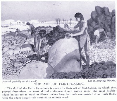 Umění výroby pazourku, kolem roku 1920 od Henry Charles Seppings Wright