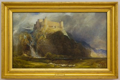 Hrad Harlech, Čtyři čtverce větrům, které vanou, asi 1894 (olej na plátně) od Henry Clarence Whaite