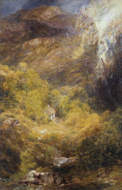 Vize kajícníka: Pastýřův sen od Henry Clarence Whaite
