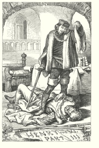 Král Jindřich VI., část III (rytina) od Henry Courtney (after) Selous