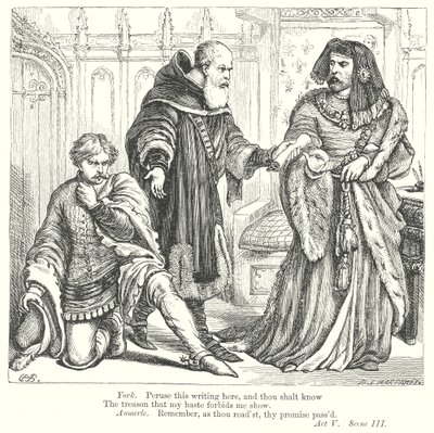 Král Richard II (rytina) od Henry Courtney (after) Selous