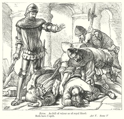 Král Richard II (rytina) od Henry Courtney (after) Selous