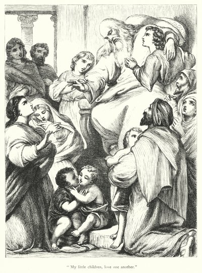 Apoštol Jan (rytina) od Henry Courtney (after) Selous