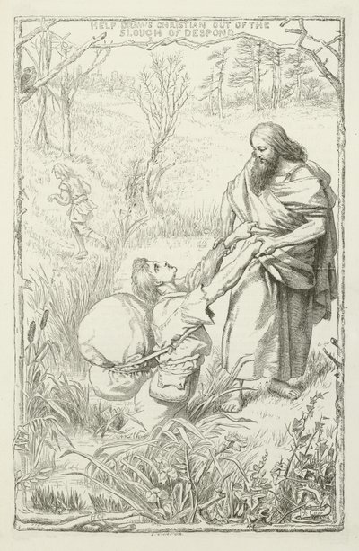 Ilustrace k Pokroku poutníka od Johna Bunyana od Henry Courtney Selous