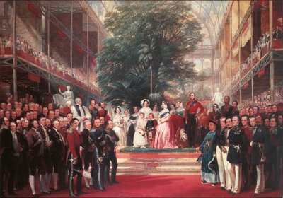 Královna Viktorie slavnostně otevřela Velkou výstavu v Hyde Parku od Henry Courtney Selous