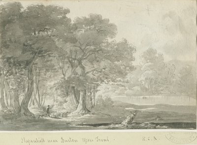 Burton-uponTrent - Stapenhill: sépiová kresba, nd [1788-1855] (kresba) od Henry Curzon Allport