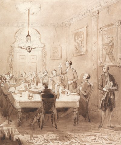 Život šlechtice: Scéna Sedmá - The Mess Room od Henry Dawe