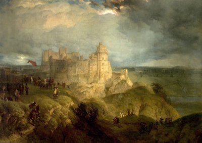 Nottinghamský hrad od Henry Dawson