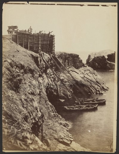 Výstřelky pro nakládání zapalovačů s guánem, Chincha Islands od Henry DeWitt Moulton