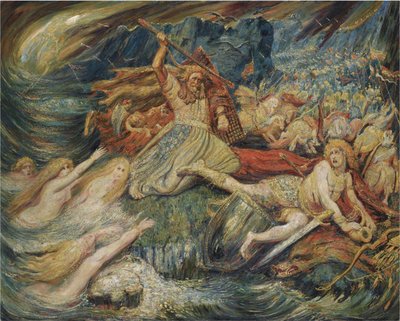 Siegfriedova smrt, 1899 od Henry De Groux