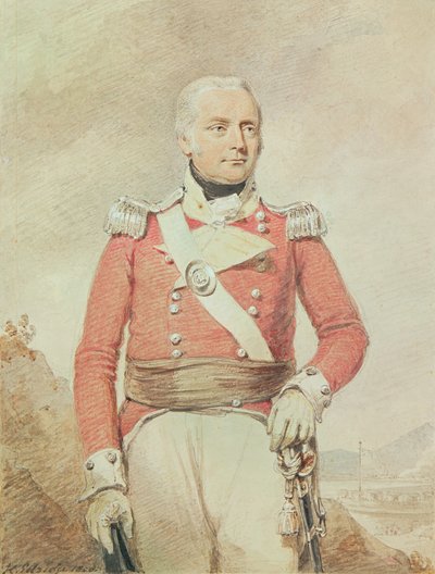 Generálmajor Patrick McKenzie, 1808 od Henry Edridge