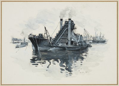 Bagr v Salford Docks od Henry Edward Tidmarsh