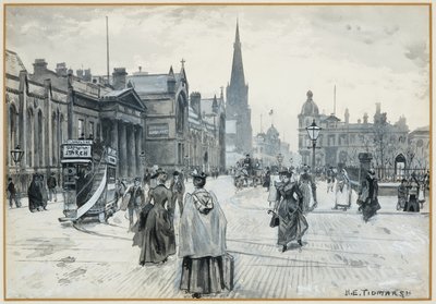 Chorlton Town Hall, School of Art, Cavendish Street Chapel od Henry Edward Tidmarsh
