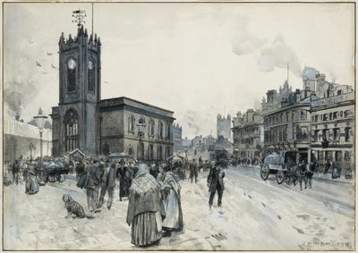 Kostel Nejsvětější Trojice, Salford od Henry Edward Tidmarsh
