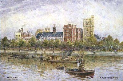 Lambethský palác a kostel od Henry Edward Tidmarsh