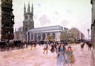 Svatý hrob, Holborn od Henry Edward Tidmarsh