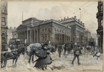 Galerie umění, Mosley Street a Atheneum od Henry Edward Tidmarsh