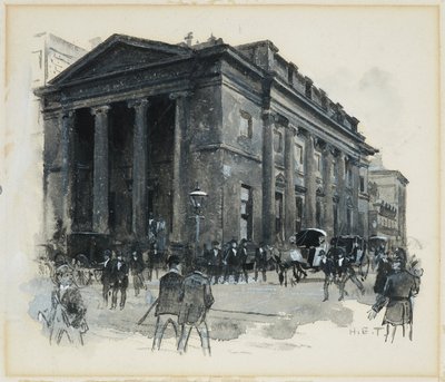 Portico Library, Mosley Street od Henry Edward Tidmarsh