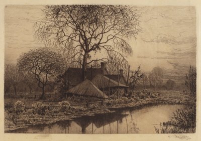 Bez názvu (Farmhouse, Long Island) od Henry Farrer