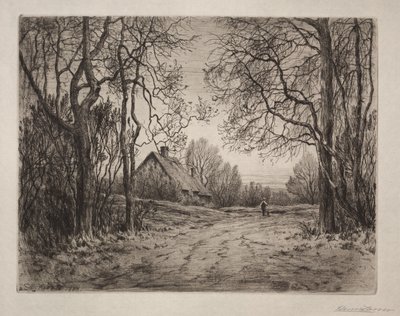 Zimní večer, 1883. od Henry Farrer