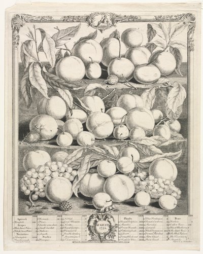 Dvanáct měsíců ovoce: srpen 1732. od Henry Fletcher