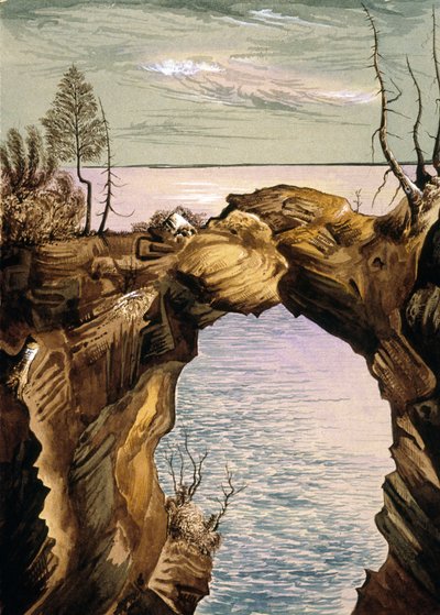 Krajina (wc na papíře) od Henry Francis Ainslie