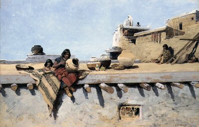 Indické malířské hrnce od Henry Francois Farny