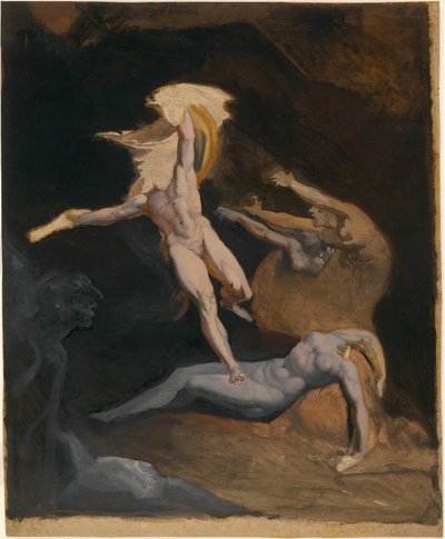 Perseus vycházející z jeskyně Gorgons od Johann Heinrich Füssli