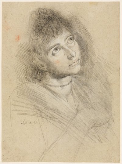 Portrét ženy (Martha Hess) od Johann Heinrich Füssli
