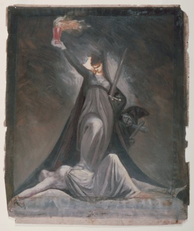 Studie pro inkvizici, ilustrace do Kolumbie od Johann Heinrich Füssli