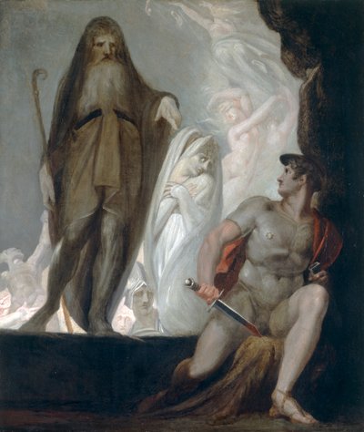 „Teiresias předpovídá fotografii Odyssea“, 1804-1810 od Johann Heinrich Füssli