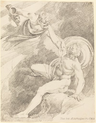 Znásilnění Ganymeda od Johann Heinrich Füssli
