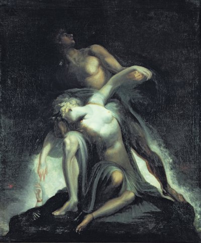 Vize potopy ze Ztraceného ráje od Johna Miltona (1608-74) od Johann Heinrich Füssli