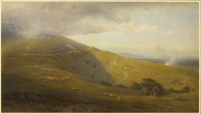 Pohled na South Downs od Henry George Hine