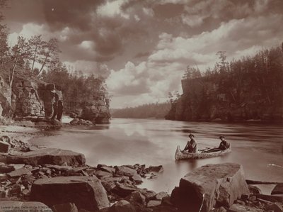 Dolní čelisti, Dells of the Wisconsin,1903 (foto) od Henry Hamilton Bennett