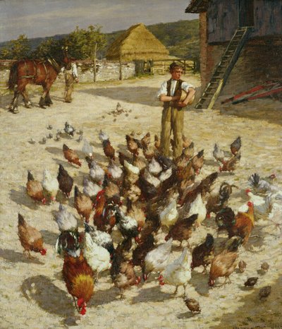 Farma Sussex od Henry Herbert La Thangue