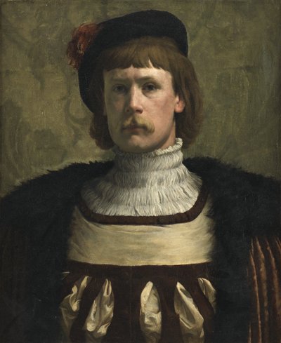 Anglický šlechtic - 1510 od Henry Herbert La Thangue