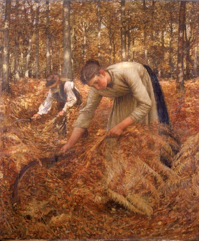 Shromažďování Brackena, cca 1899 od Henry Herbert La Thangue