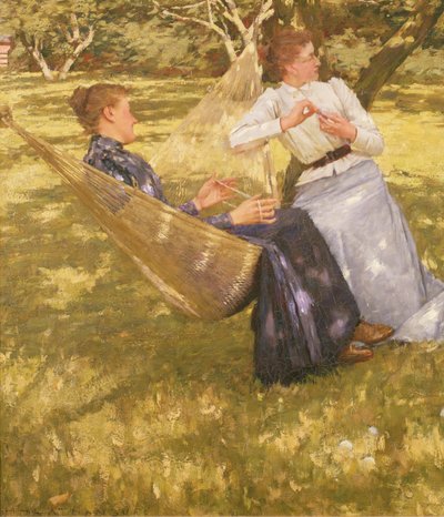 V sadu, 1893 od Henry Herbert La Thangue