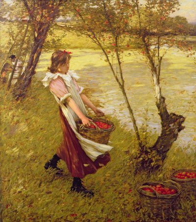 V Orchard, Haylands, Graffham od Henry Herbert La Thangue