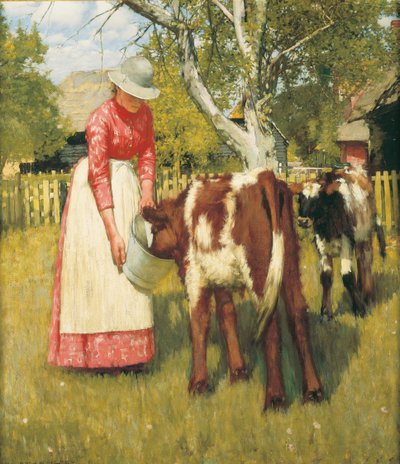 První jídlo, kolem roku 1894 od Henry Herbert La Thangue
