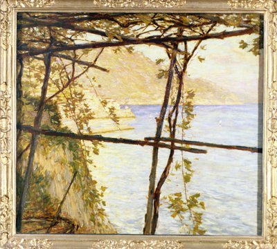 Réva vinná v mřížích od Henry Herbert La Thangue