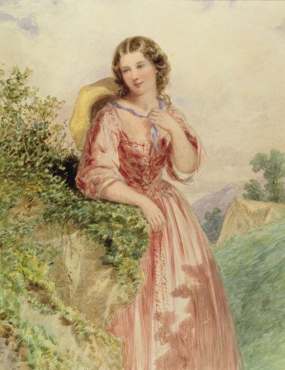 Venkovská dívka, 19. století od Henry Hobson