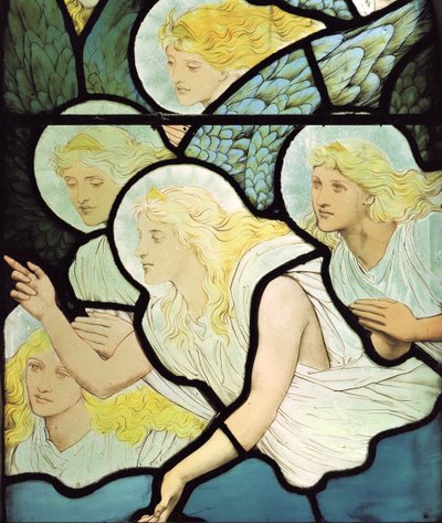 Andělé, 1882 (vitráže) od Henry Holiday